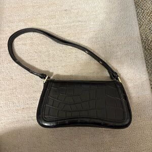Black shoulder bag